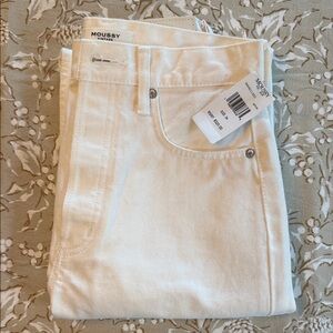 Brand New Women’s Moussy Vintage White Jeans